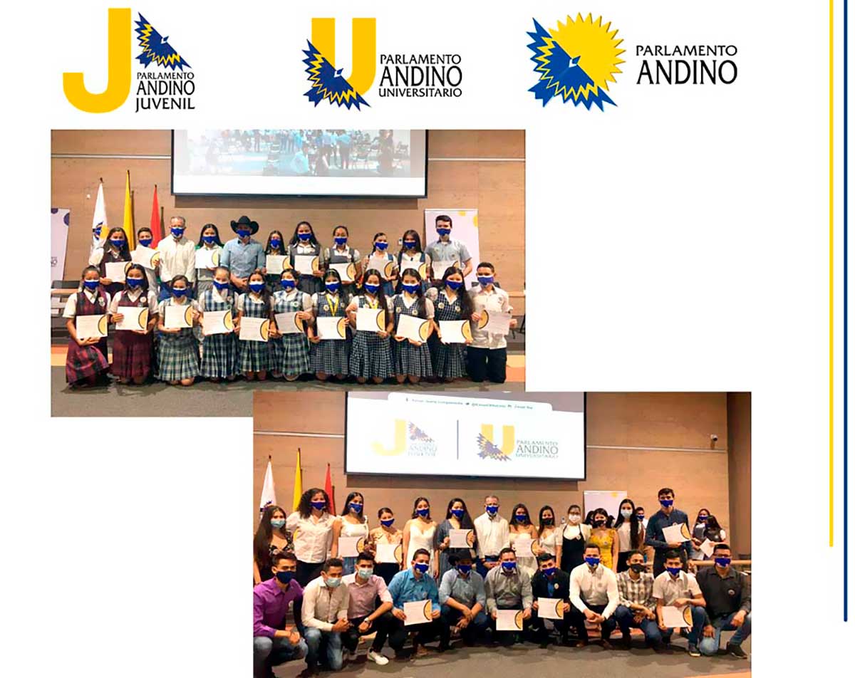 Posesión y juramentación Parlamento Andino Juvenil y Universitario de Casanare, Colombia